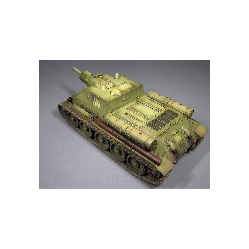 SU-122 MID P. P. P. P. P. P. Plastic Model + 1/35 interior | Scientific-MHD