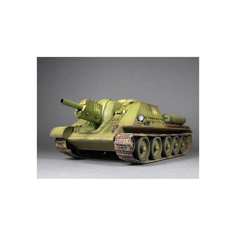 SU-122 MID P. P. P. P. P. P. Plastic Model + 1/35 interior | Scientific-MHD