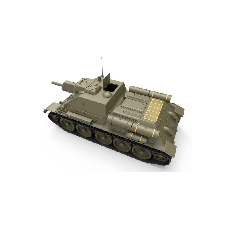 SU-122 MID P. P. P. P. P. P. Plastic Model + 1/35 interior | Scientific-MHD