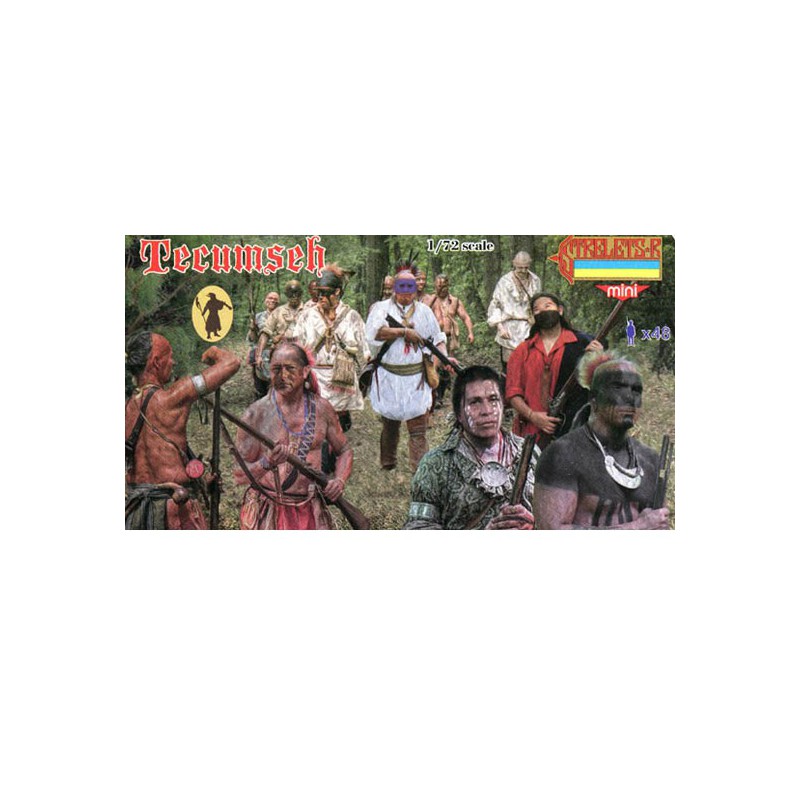 Tecumenseh figurine 1812 1/72 | Scientific-MHD