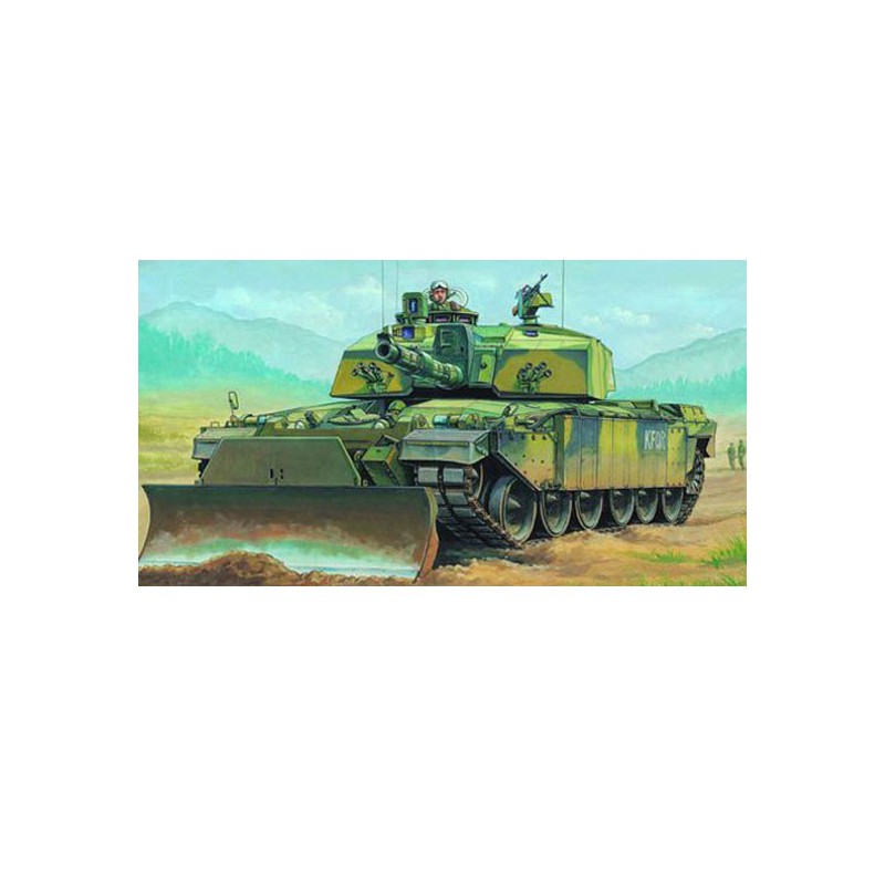 Plastic tank model Challenger II Mbt Kfor Kosovo | Scientific-MHD