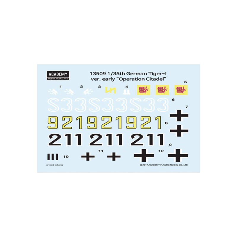 Tiger I operated plastic tank model. Citadel 1/35 | Scientific-MHD