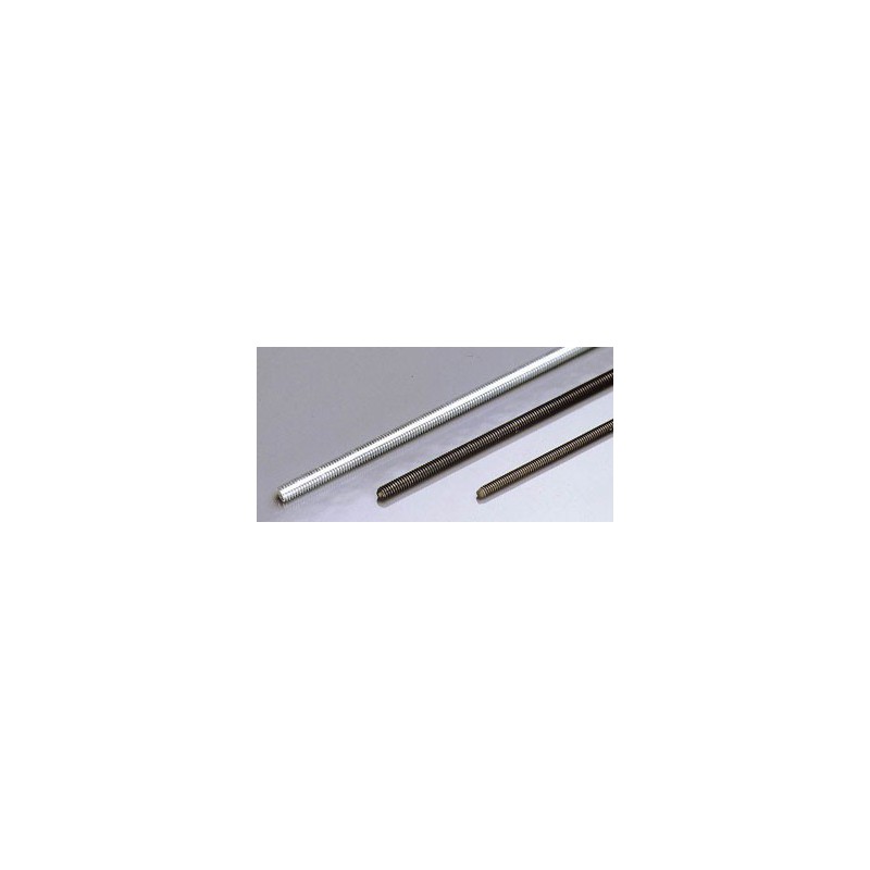 Steel material threaded steel M3 x 20 cm | Scientific-MHD