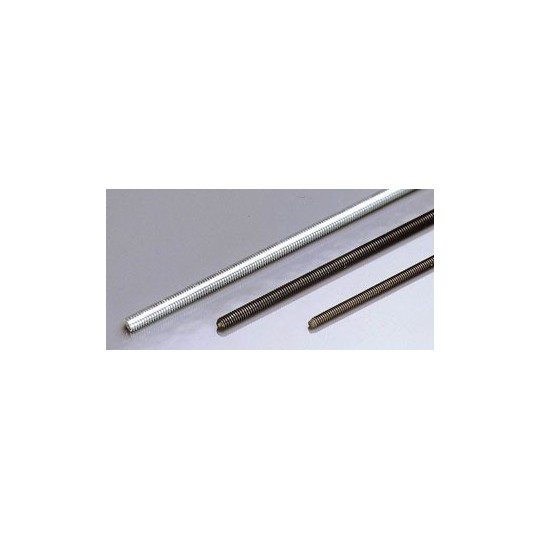 Steel material threaded steel M3 x 20 cm | Scientific-MHD