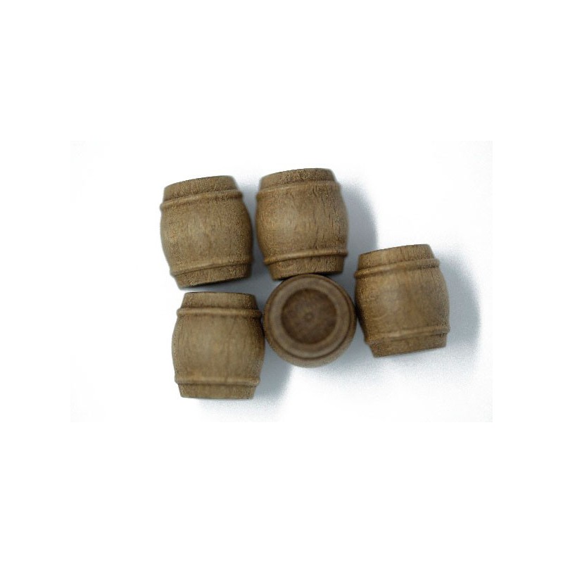 Wooden barrel fitting 15x17mm (5pcs) | Scientific-MHD