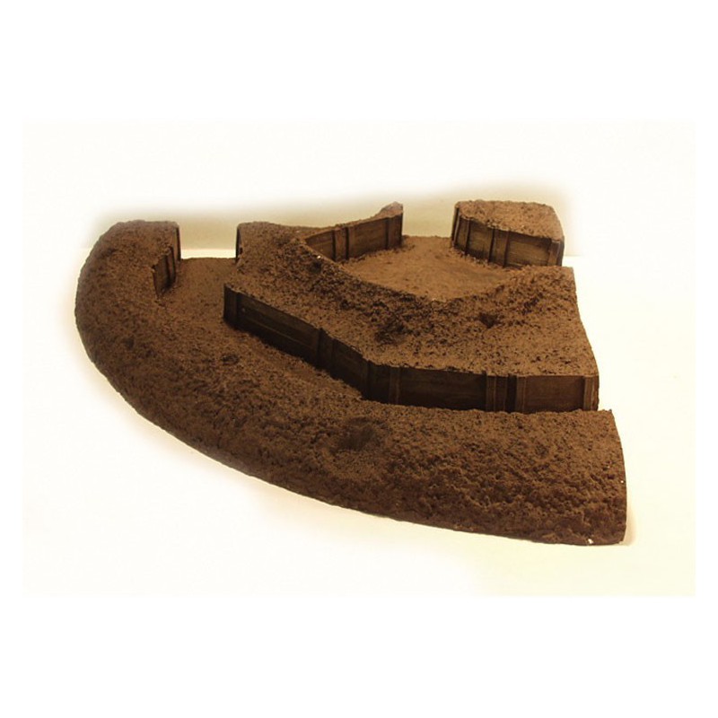 Diorama model mounted and painted in curve | Scientific-MHD