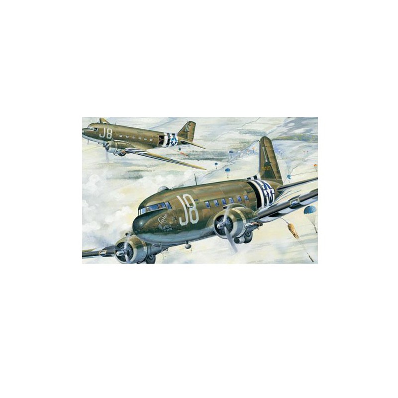 Plastic plane model C-47A Skytrain | Scientific-MHD Plastic plane model C-47A Skytrain | Scientific-MHD