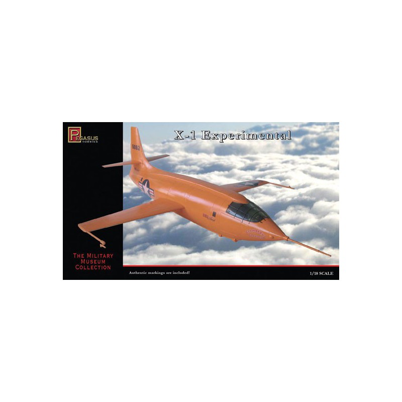 Bell X1 Supersonic Rocket 1/18 plastic plane model | Scientific-MHD