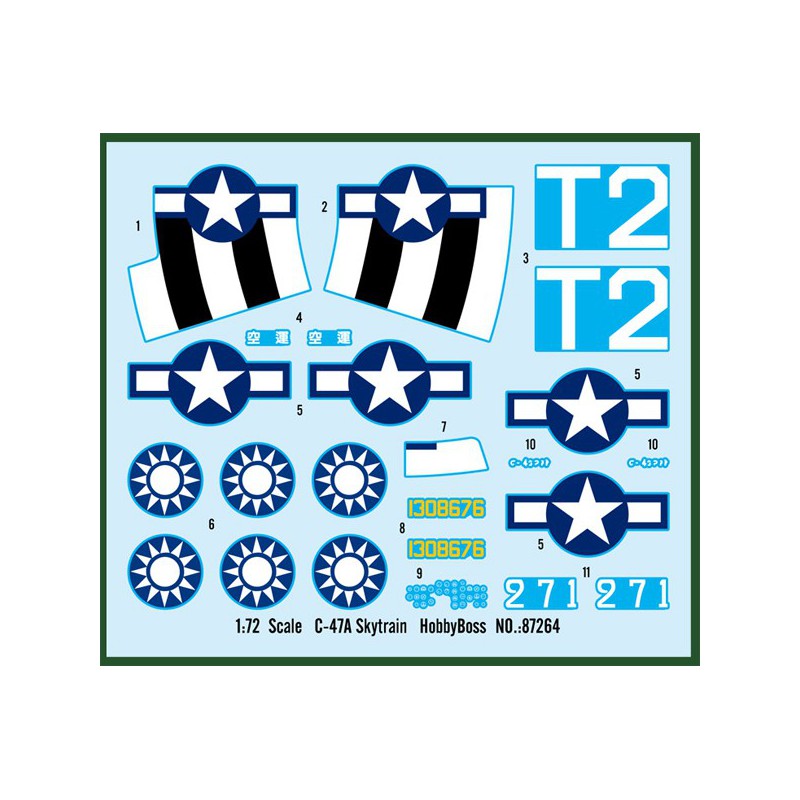 Plastic plane model C-47D Skytrain 1/72 | Scientific-MHD