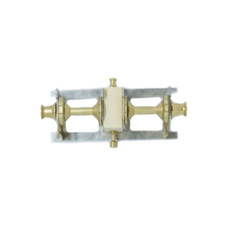 Brass wrapping boast in 80x35mm brass (1pc) | Scientific-MHD