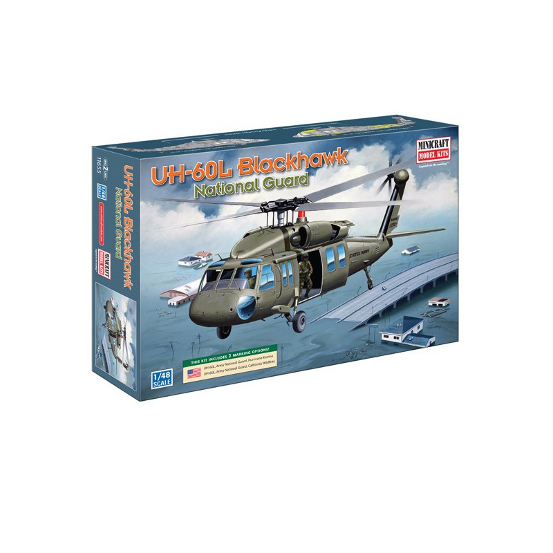 UH-60L Blackhawk 1/48 plastic helicopter model | Scientific-MHD