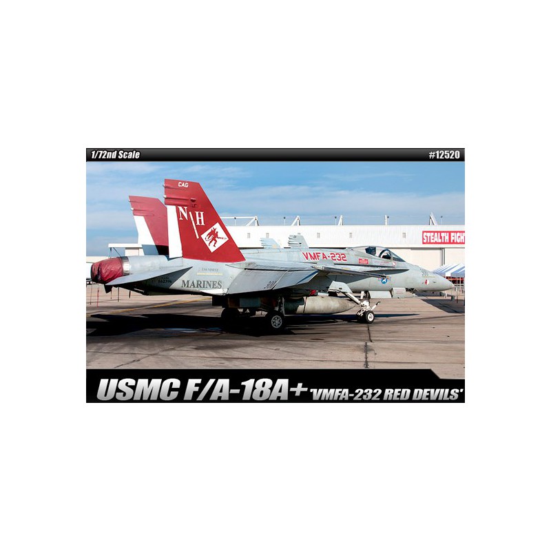 USMC F/A 18A plastic plane model+ VMFA-232 Red Devils 1/72 | Scientific-MHD