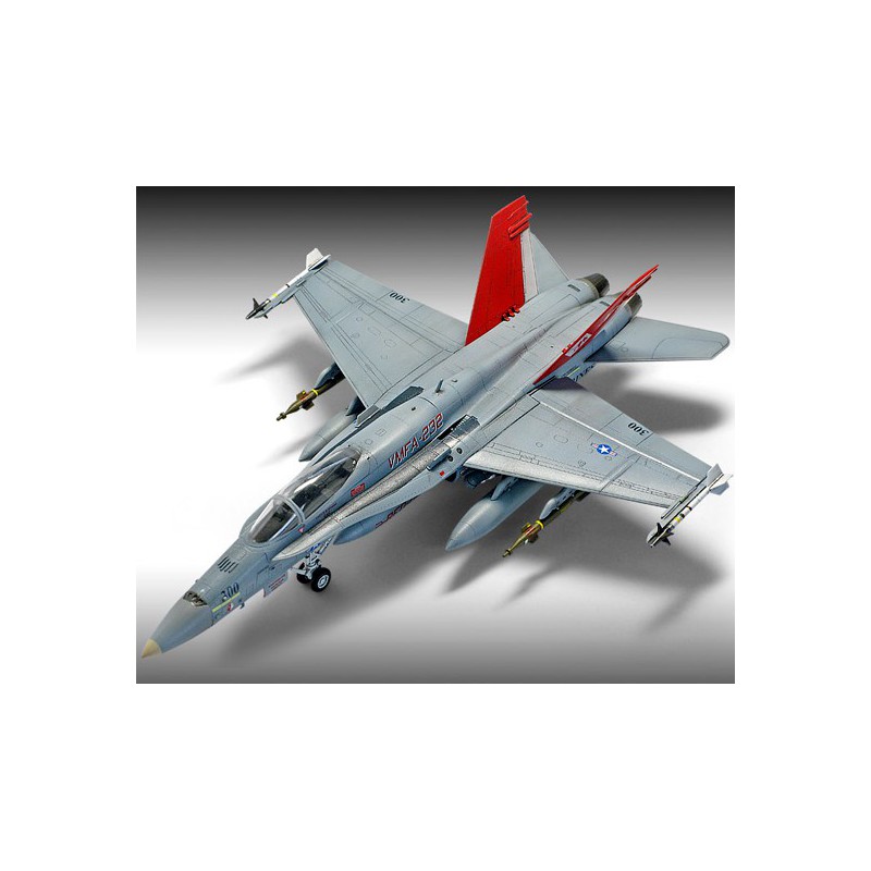 USMC F/A 18A plastic plane model+ VMFA-232 Red Devils 1/72 | Scientific-MHD