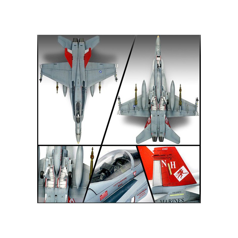 USMC F/A 18A plastic plane model+ VMFA-232 Red Devils 1/72 | Scientific-MHD