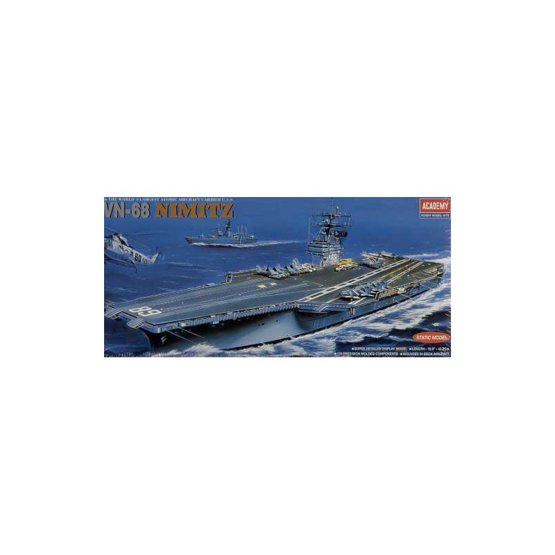 USS plastic boat model Nimitz1/800 | Scientific-MHD