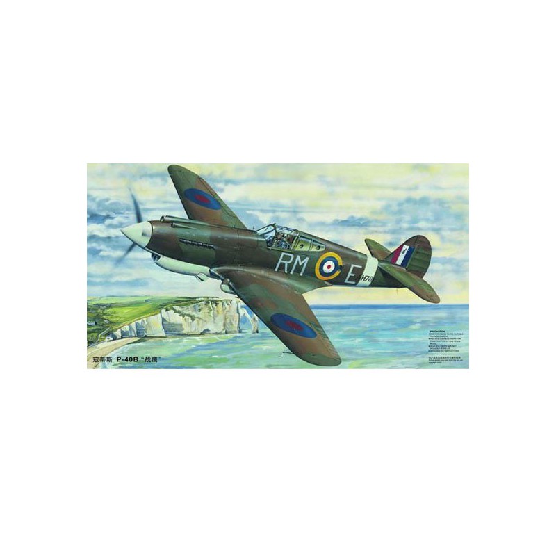 P-40B Warhawk plastic plane model | Scientific-MHD