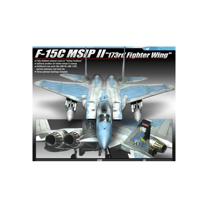 F-15C MSIP II 1/72 plastic plane model | Scientific-MHD