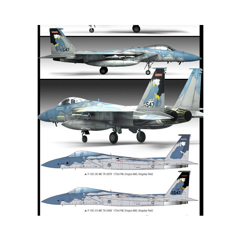 F-15C MSIP II 1/72 plastic plane model | Scientific-MHD