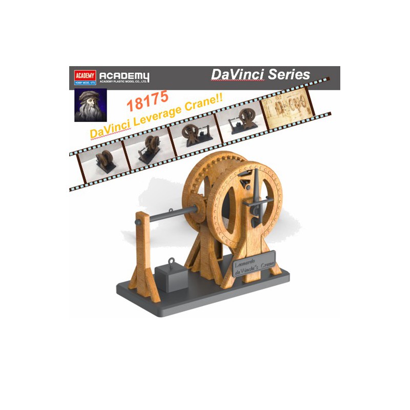 Educational plastic model da vinci leverage crane | Scientific-MHD