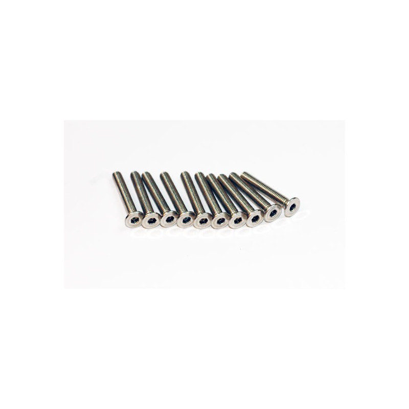 Visserie Vis BTR TF stainless steel m3x25 (10 pieces) | Scientific-MHD