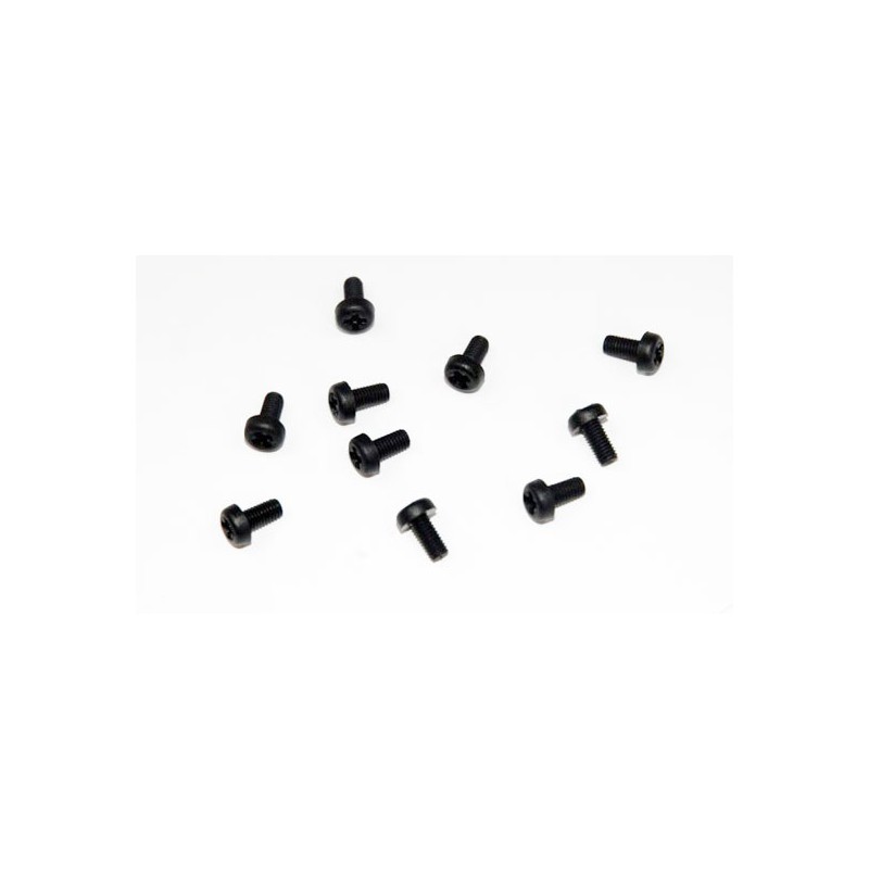 Visserie Vis TC Nylon Noire M3x6 (10 pcs) | Scientific-MHD