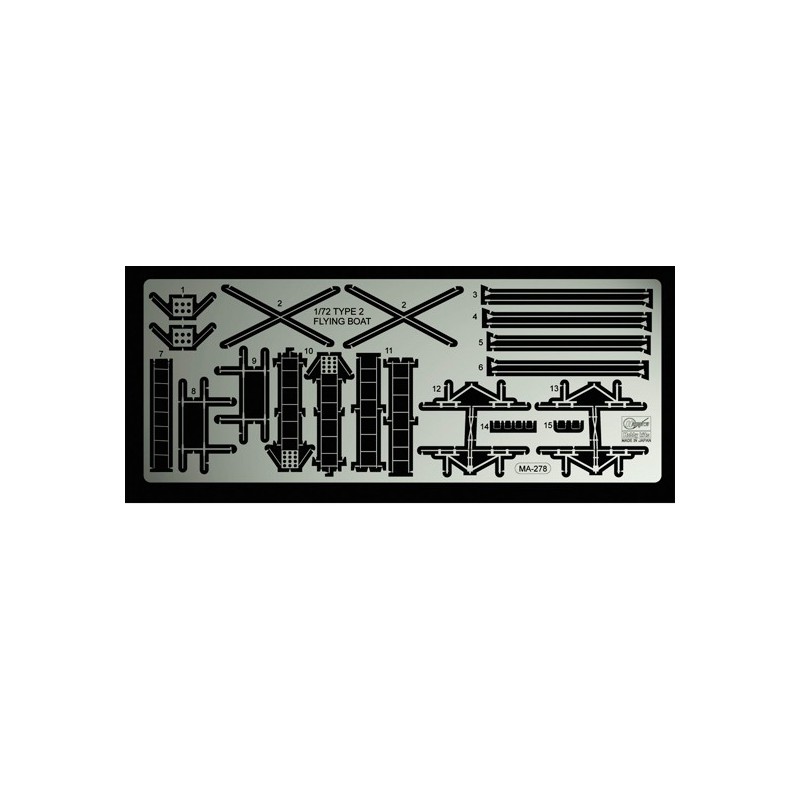 Plastic plane model photo cutting H8K2 1/72 | Scientific-MHD