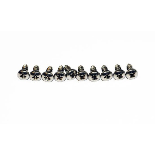Visserie screw tole stainless steel spur head pozi m2.2x13 (10 pcs) Visserie screw tole stainless steel spur head pozi m2.2x13 (10 pcs) | Scientific-MHD