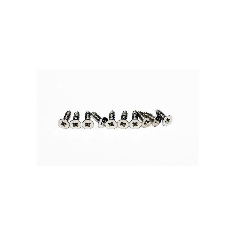 Visserie screw tole stainless steel Fullated head pozi M2.9x13 (10 pcs) | Scientific-MHD