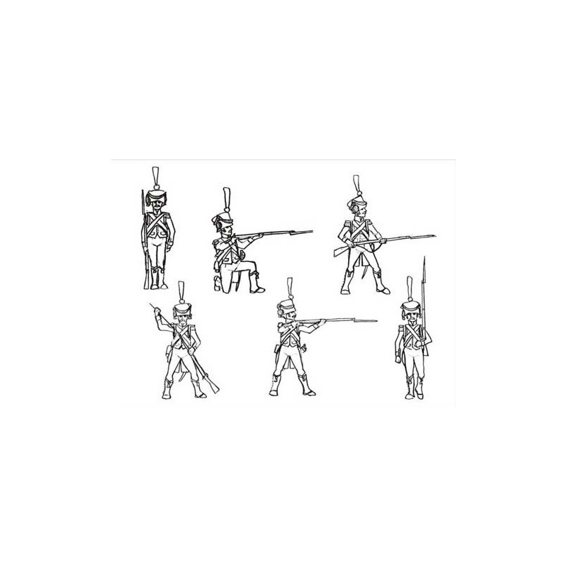 French voltigeurs 1/32 figurine | Scientific-MHD
