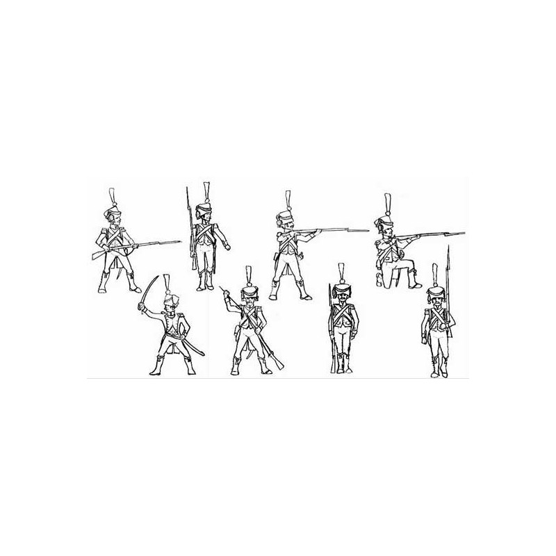 French voltigeurs 1/72 figurine | Scientific-MHD