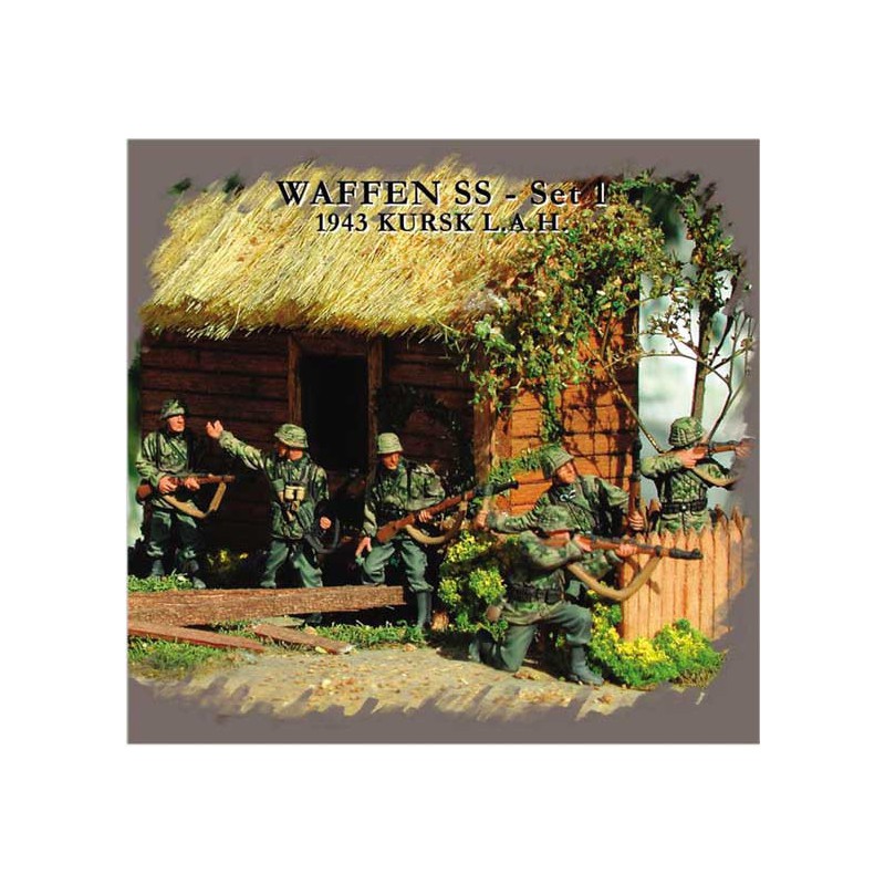 WAFFEN SS 1943 WWII figurine (n ° 1) 1/72 | Scientific-MHD