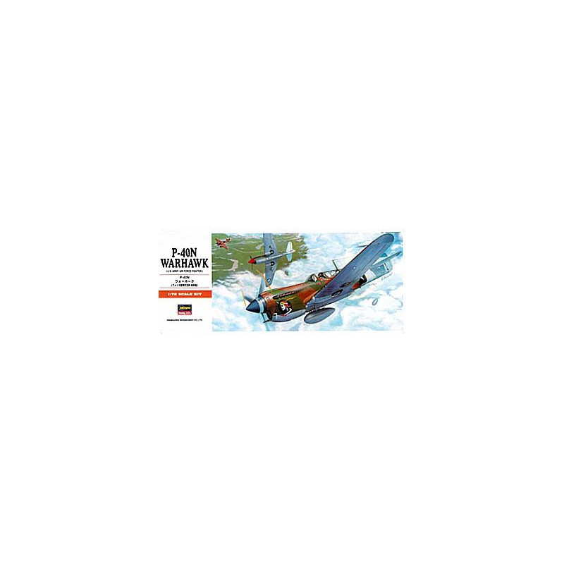 P-40N plastic plane model Warhawk (A9) 1/72 | Scientific-MHD