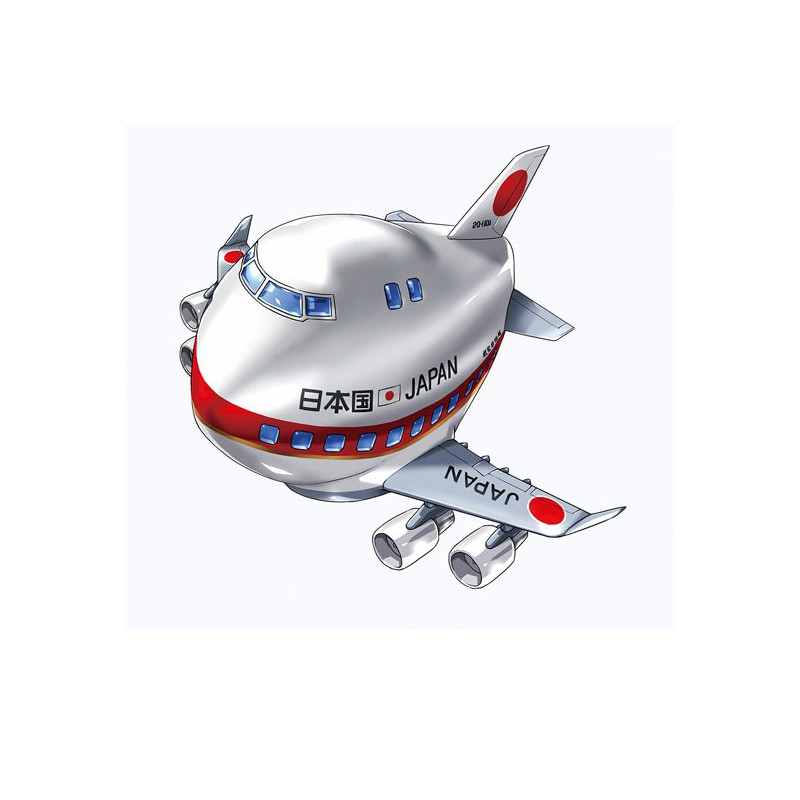 Plastic plane model B747-400 Egg Plane | Scientific-MHD