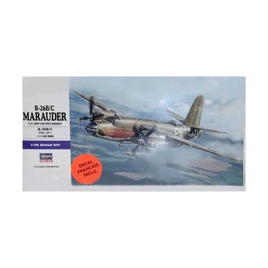Plastic plane model B-26B/C Marauder (E26) 1/72 Plastic plane model B-26B/C Marauder (E26) 1/72 | Scientific-MHD