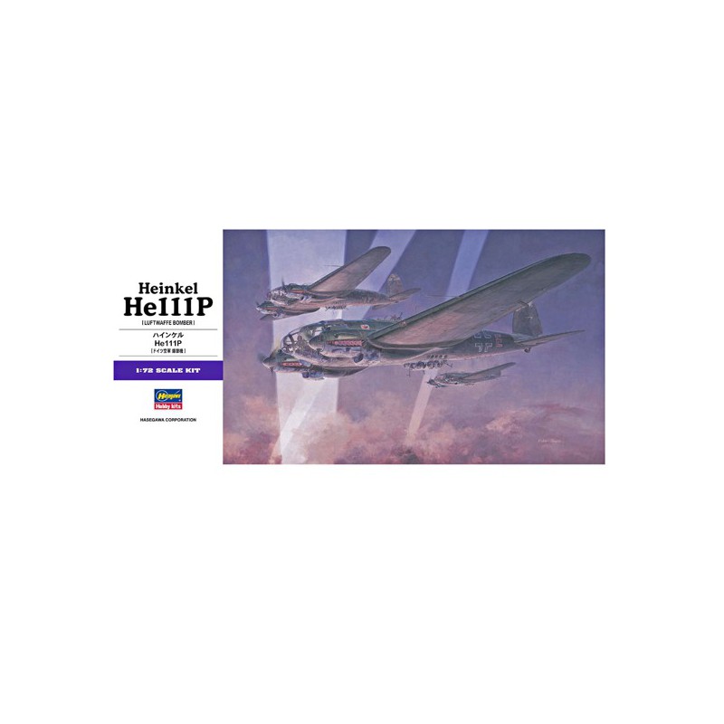 Heinkel HE111P 1/72 plastic plane model | Scientific-MHD