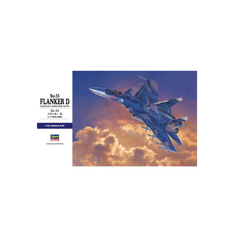 SU-33 plastic plane model Flanker D 1/72 | Scientific-MHD