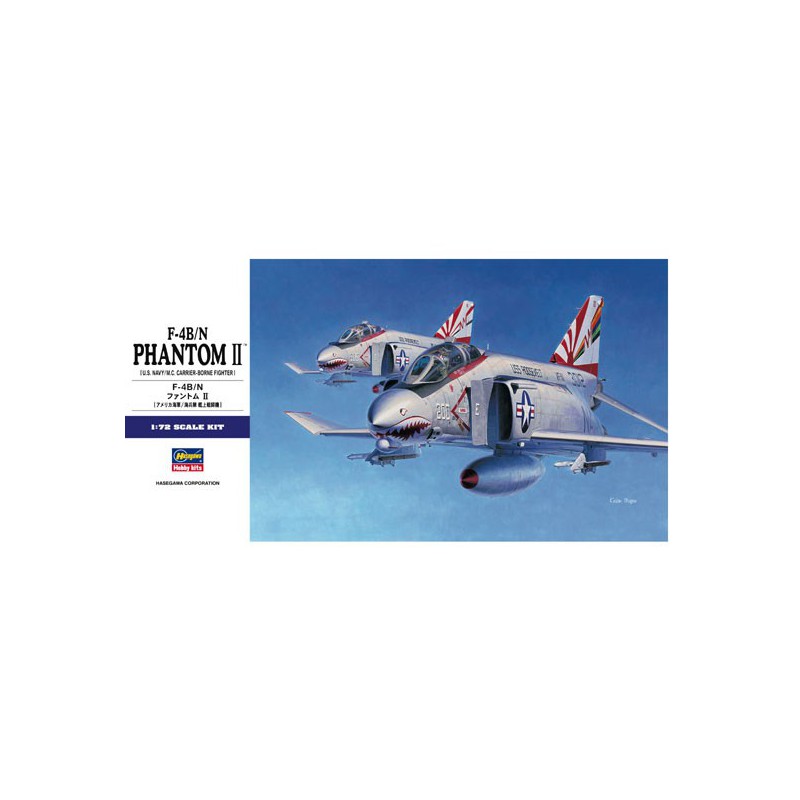 Plastic plane model 1/72F-4B/N Phantom II | Scientific-MHD