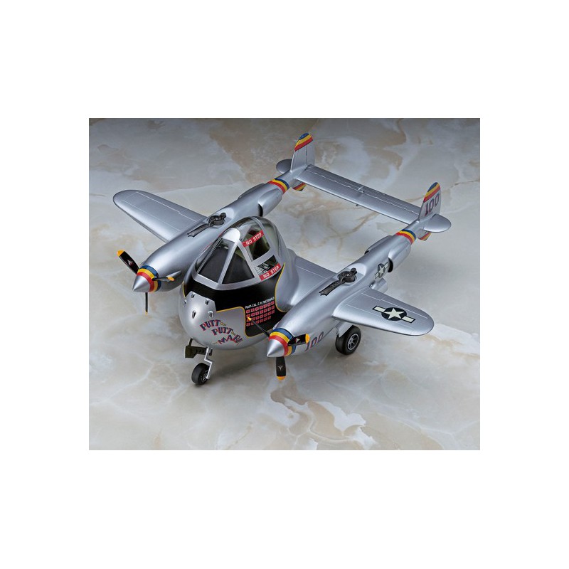 P-38 EGG plane plastic plane model | Scientific-MHD
