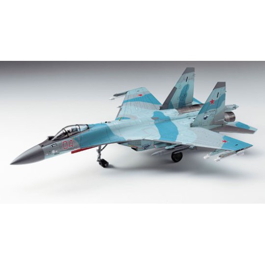 SU-35S FLANKER 1/72 plastic plane model | Scientific-MHD