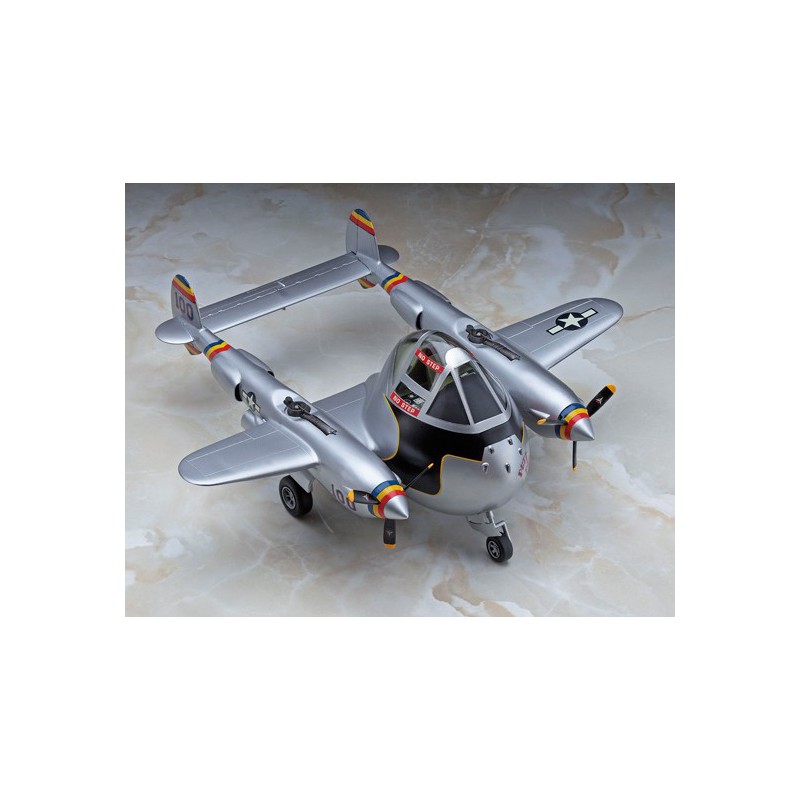 P-38 EGG plane plastic plane model | Scientific-MHD