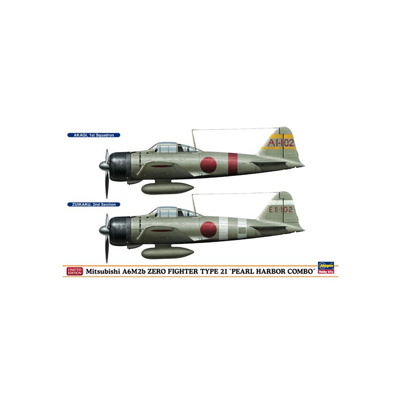 A6M2B plastic plane model Zero Pearl Harbor Combo | Scientific-MHD
