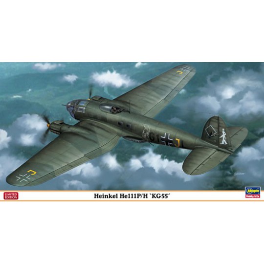 HE111P/H kg55 1/72 plastic plane model HE111P/H kg55 1/72 plastic plane model | Scientific-MHD