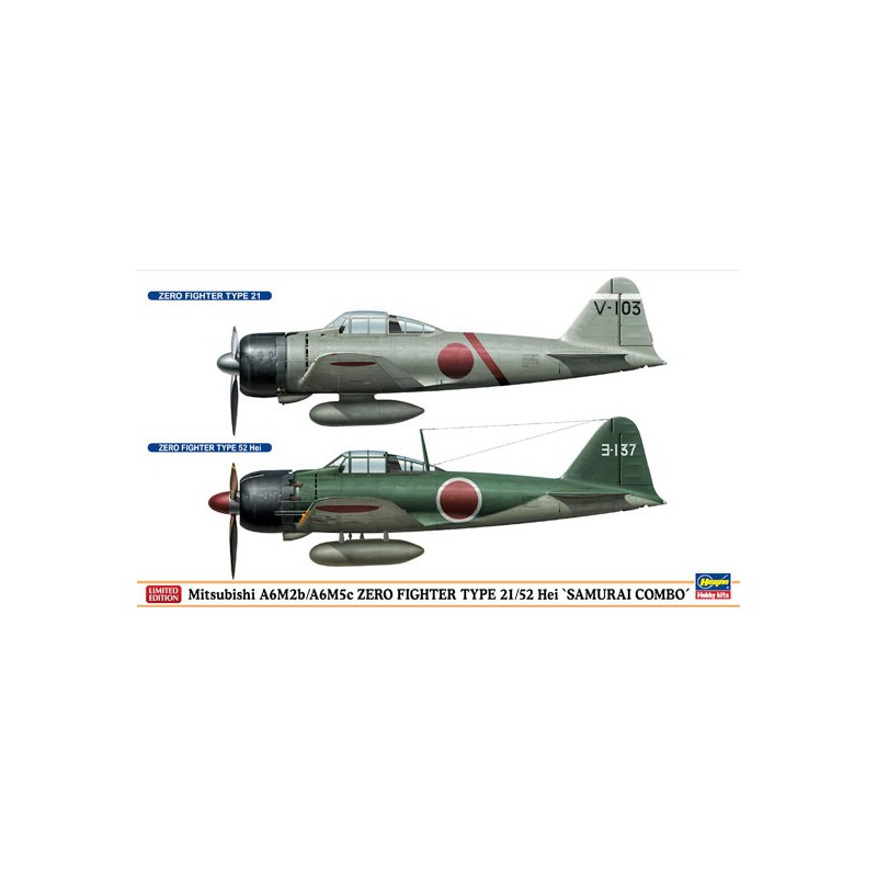 Plastic plastic model Combo Zero Samurai 1/72 | Scientific-MHD