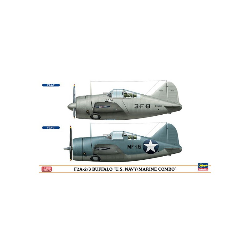 Plastic plane model Combo Buffalo F2A-2/3 1/72 | Scientific-MHD