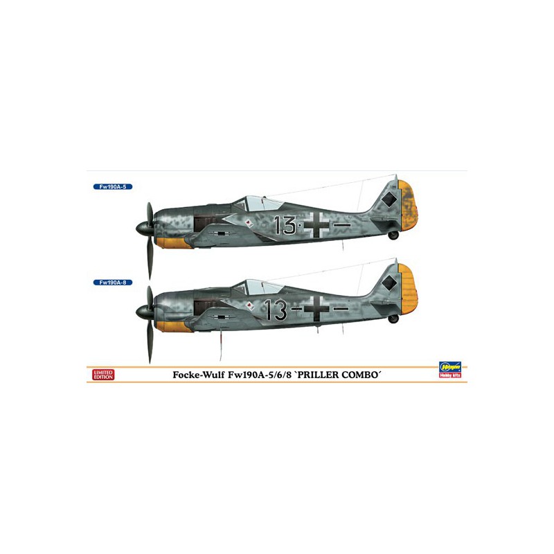 Plastic plane model Combo FW190A-5/6/8 Priller1/72 | Scientific-MHD