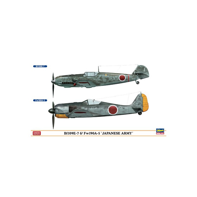 BF109 E-7 plastic plane model + FW190A-5 1/72 | Scientific-MHD