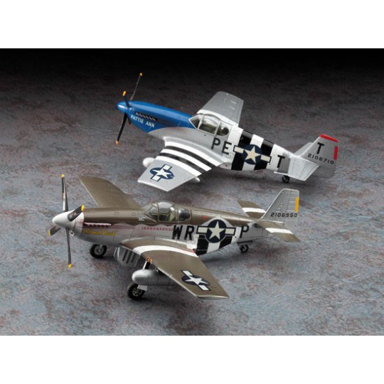 Plastic plane model Combo P-51B D Day 1/72 Plastic plane model Combo P-51B D Day 1/72 | Scientific-MHD