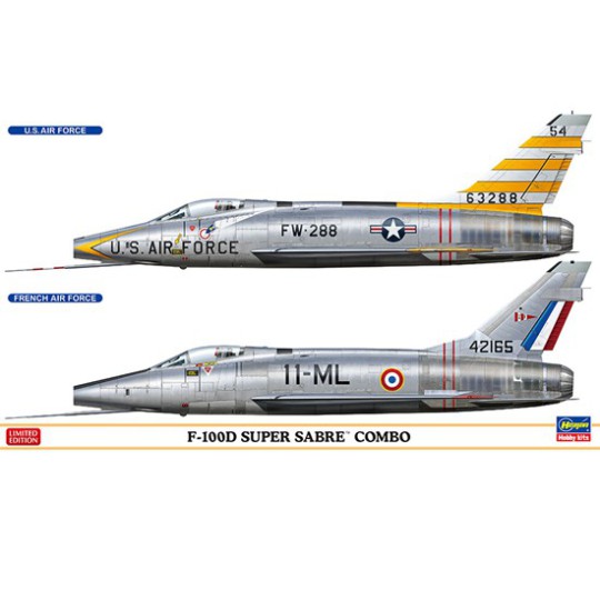 F-100D plastic plane model Super Saber Combo 1/72 F-100D plastic plane model Super Saber Combo 1/72 | Scientific-MHD