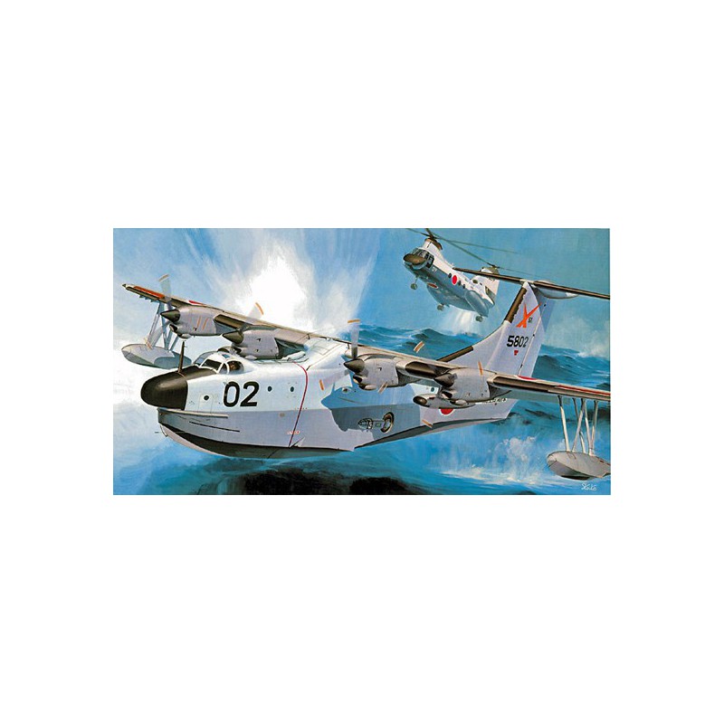 Shinmeiwa PS-1 Seaplane 1/72 plastic plane model | Scientific-MHD