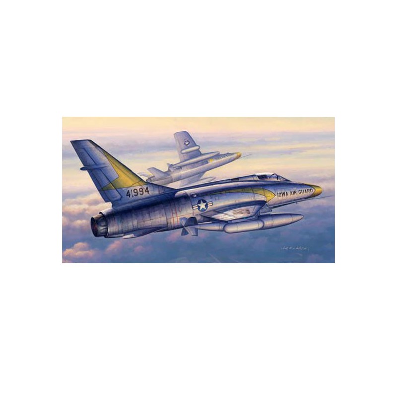 F-100C super saber plastic plane model | Scientific-MHD